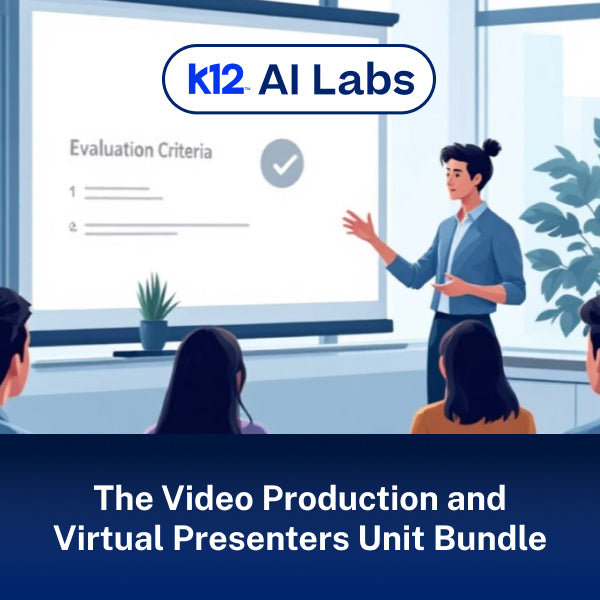 Paquete de unidades de producción de vídeo y presentadores virtuales