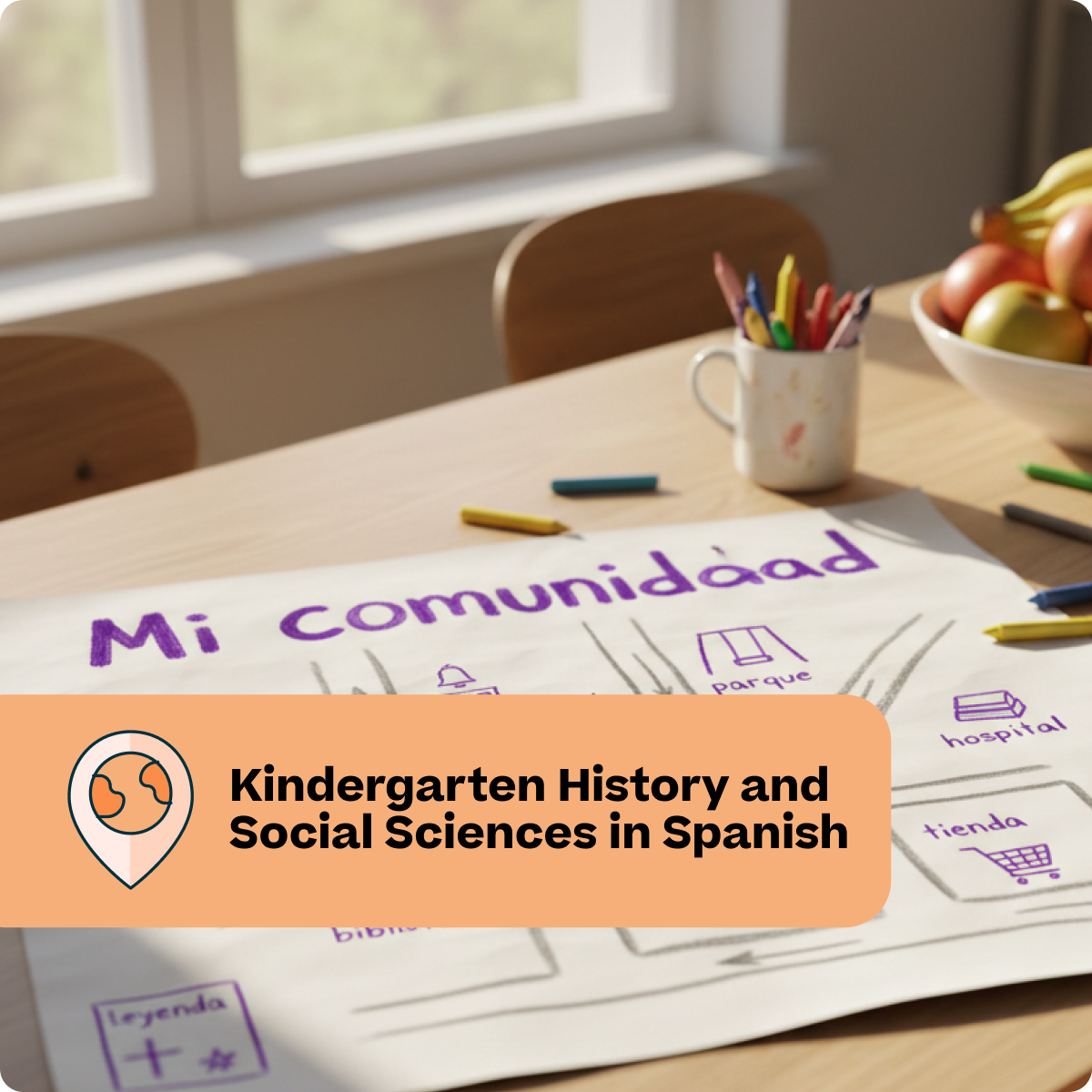 Kindergarten History and Social Sciences in Spanish