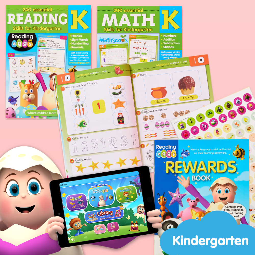 Kindergarten Curriculum Package – Reading and Math