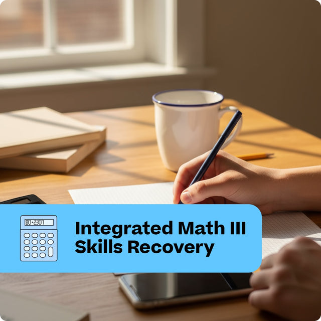 Math Recovery Learning Progressions Integrated Math III - Skills Recovery – K12 Learning Store