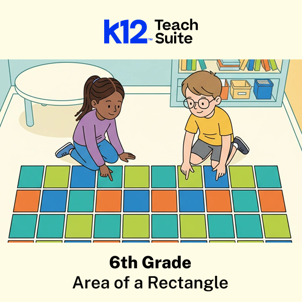 Grade 6: Area of a Rectangle - Interactive Digital Math Lesson