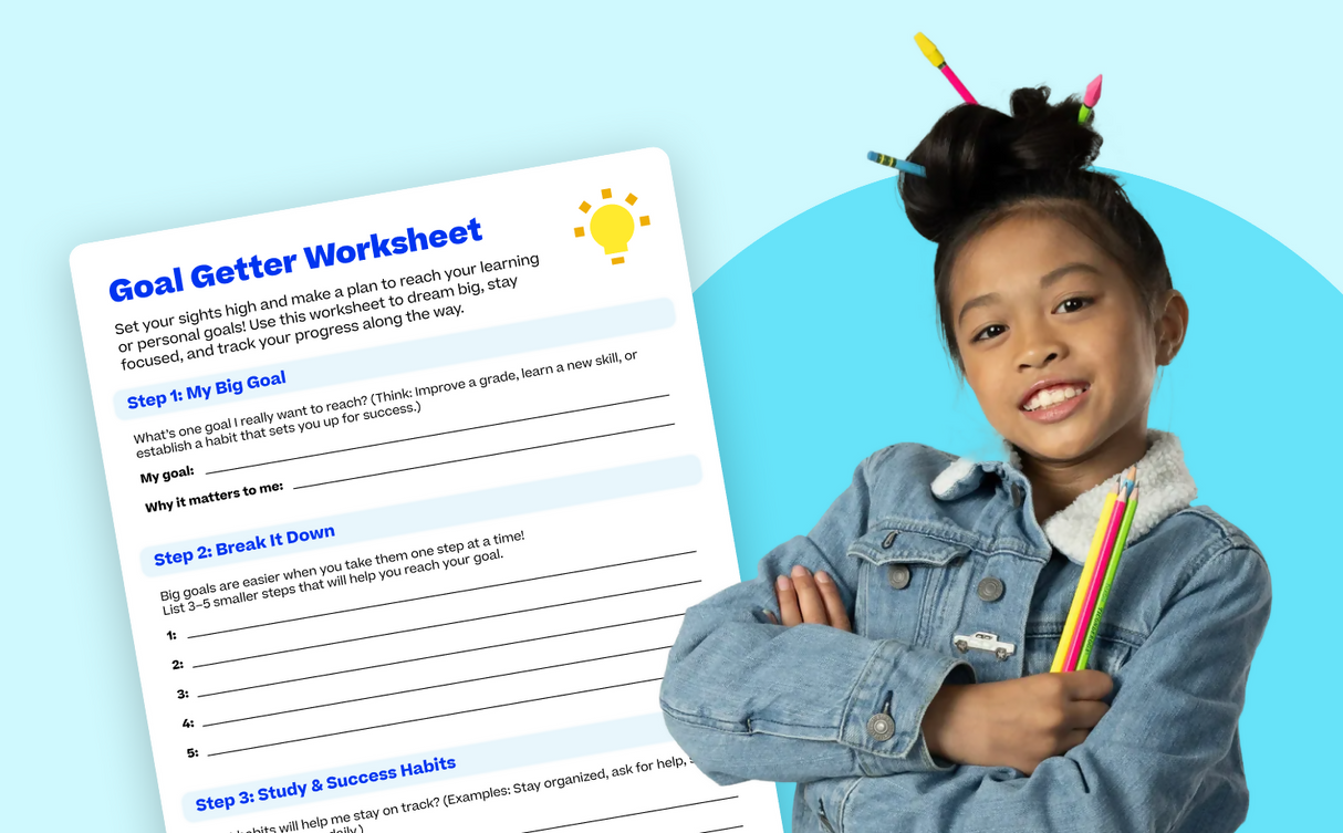 Goal Getter Guide - Printable Activity Worksheet